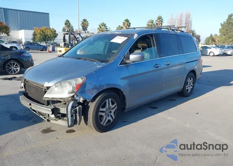 2005 Honda Odyssey Ex-L from USA, damaged, VIN 5FNRL38735B074345